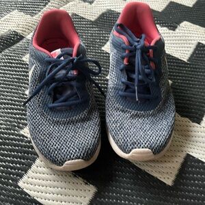 Nike Womens Tanjun SE Blue Running Training Gym Crossfit Shoes Sneakers Size 8